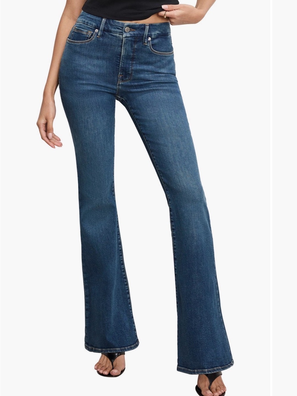 Good American Good Legs Flare Jean